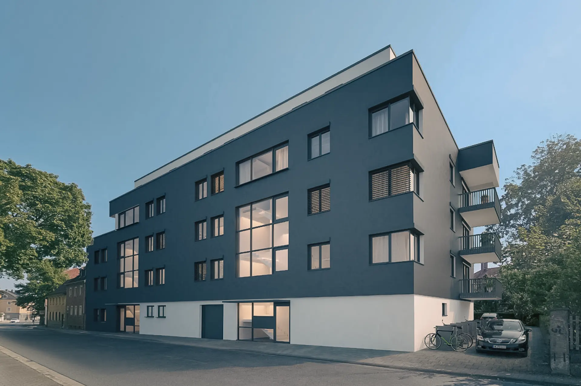 Baubrojekt ERL51 3D Render von Vorne